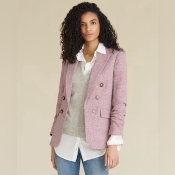 Veronica Beard Beacon Heathered Dickey Jacket, Orchid, size 6, with tags: $275 - Picture 1 of 1